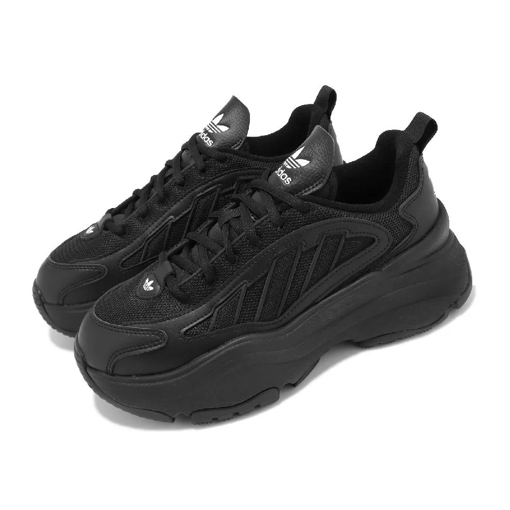 Adidas Ozgaia W [IG6045] 女 休閒鞋 運動 經典 復古 三葉草 厚底 老爹鞋 百搭 舒適 黑白 歷史價格詳細信息