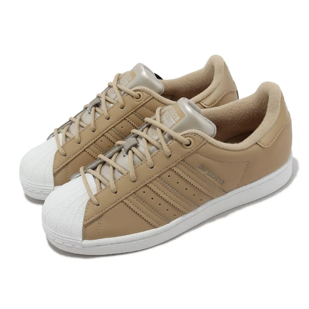 adidas 愛迪達 休閒鞋 Superstar W 女鞋 黑 米白 皮革 貝殼頭 三葉草 經典 IF7616 歷史價格詳細信息