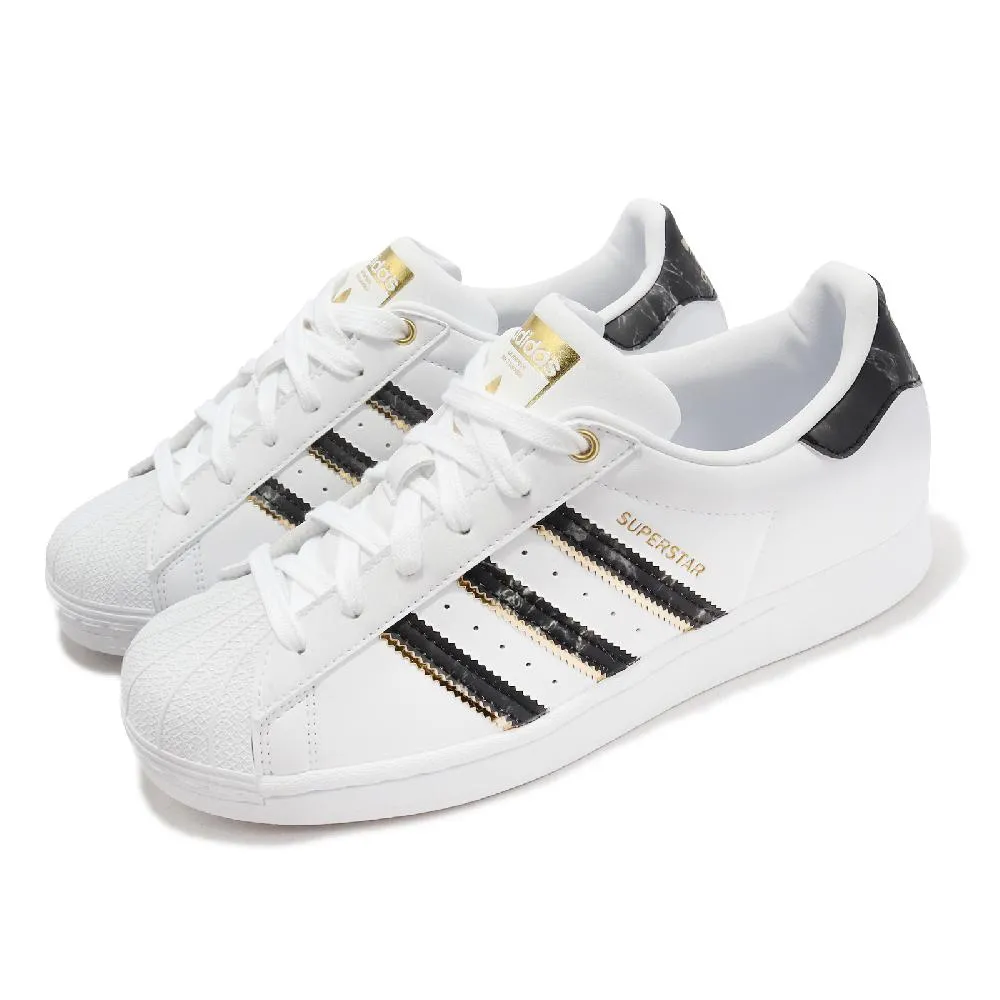 adidas 休閒鞋 Superstar W 白 金 三葉草 貝殼頭 女鞋 愛迪達 運動鞋 【ACS】 FX7483 歷史價格詳細信息