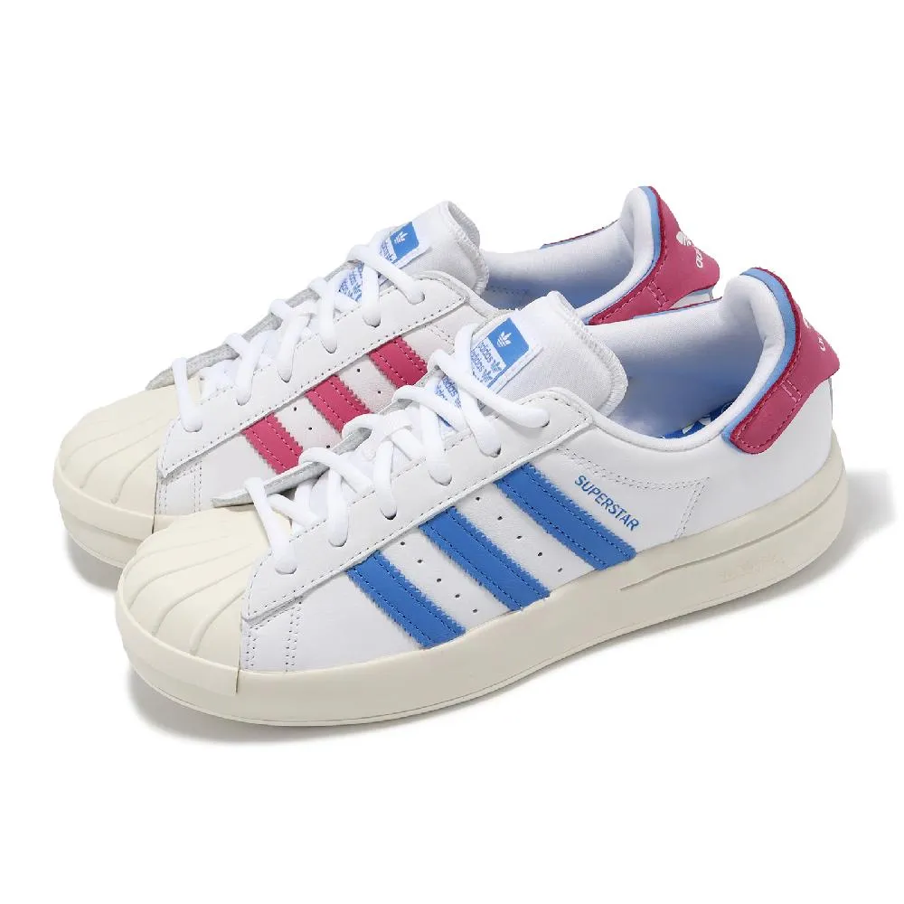 adidas 休閒鞋 Superstar 白 藍 三葉草 貝殼頭 男鞋 三葉草 基本款 小白鞋【ACS】 FW4406 歷史價格詳細信息