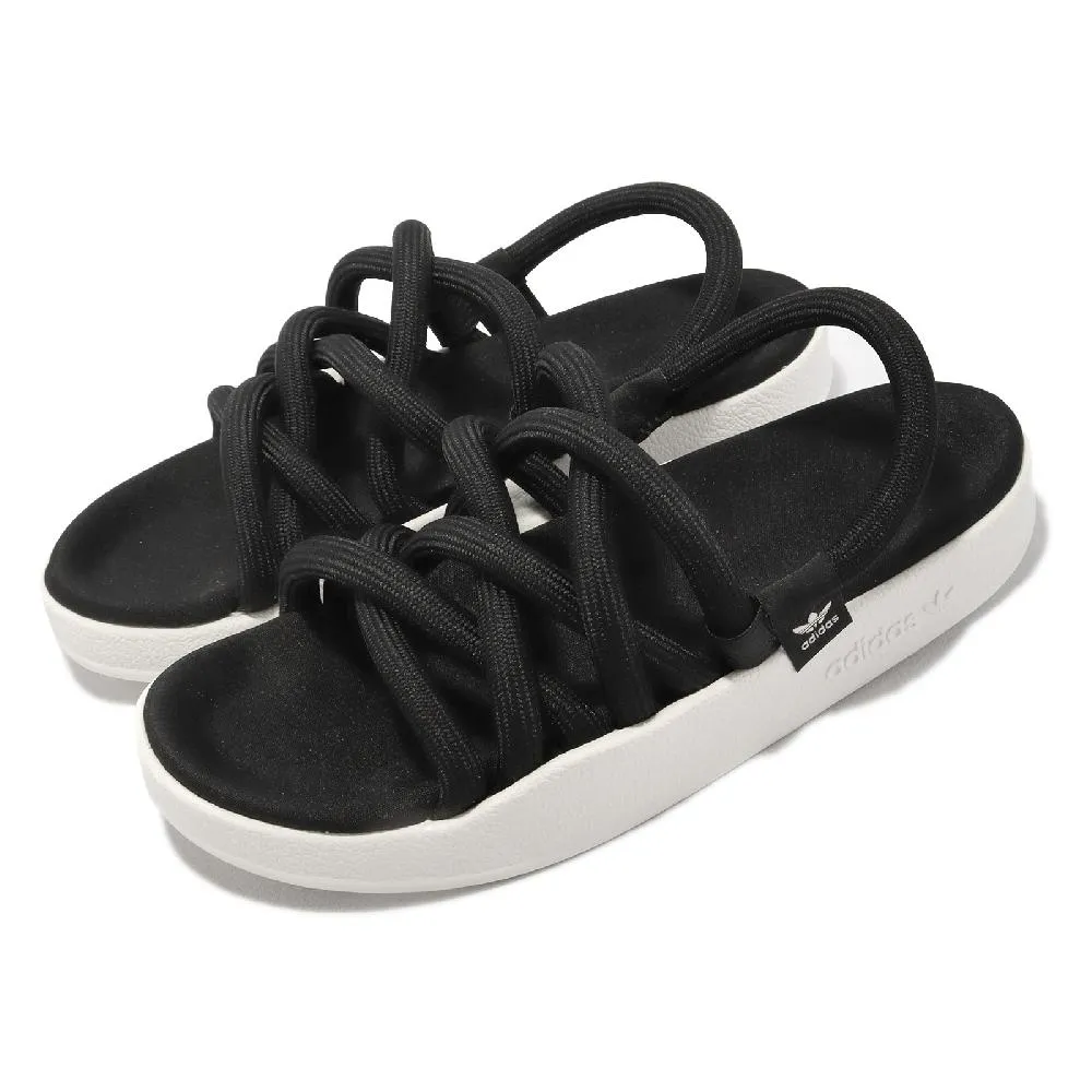 adidas 涼鞋 Adilette Noda W 白 藍 橘 繞繩 羅馬鞋 三葉草 女鞋 【ACS】 HQ4487 歷史價格詳細信息