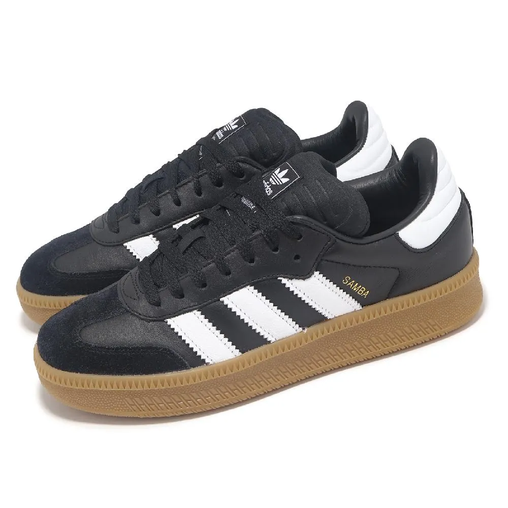 adidas 愛迪達 休閒鞋 Samba XLG 男鞋 女鞋 黑 白 皮革 麂皮 厚底 德訓鞋 IE1379 歷史價格詳細信息