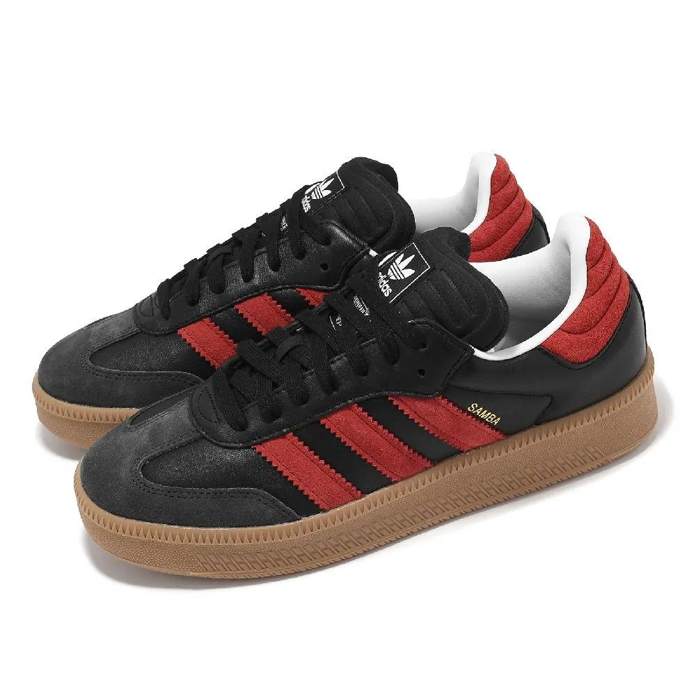 adidas 愛迪達 休閒鞋 Samba XLG 男鞋 女鞋 黑 白 皮革 麂皮 厚底 德訓鞋 IE1379 歷史價格詳細信息