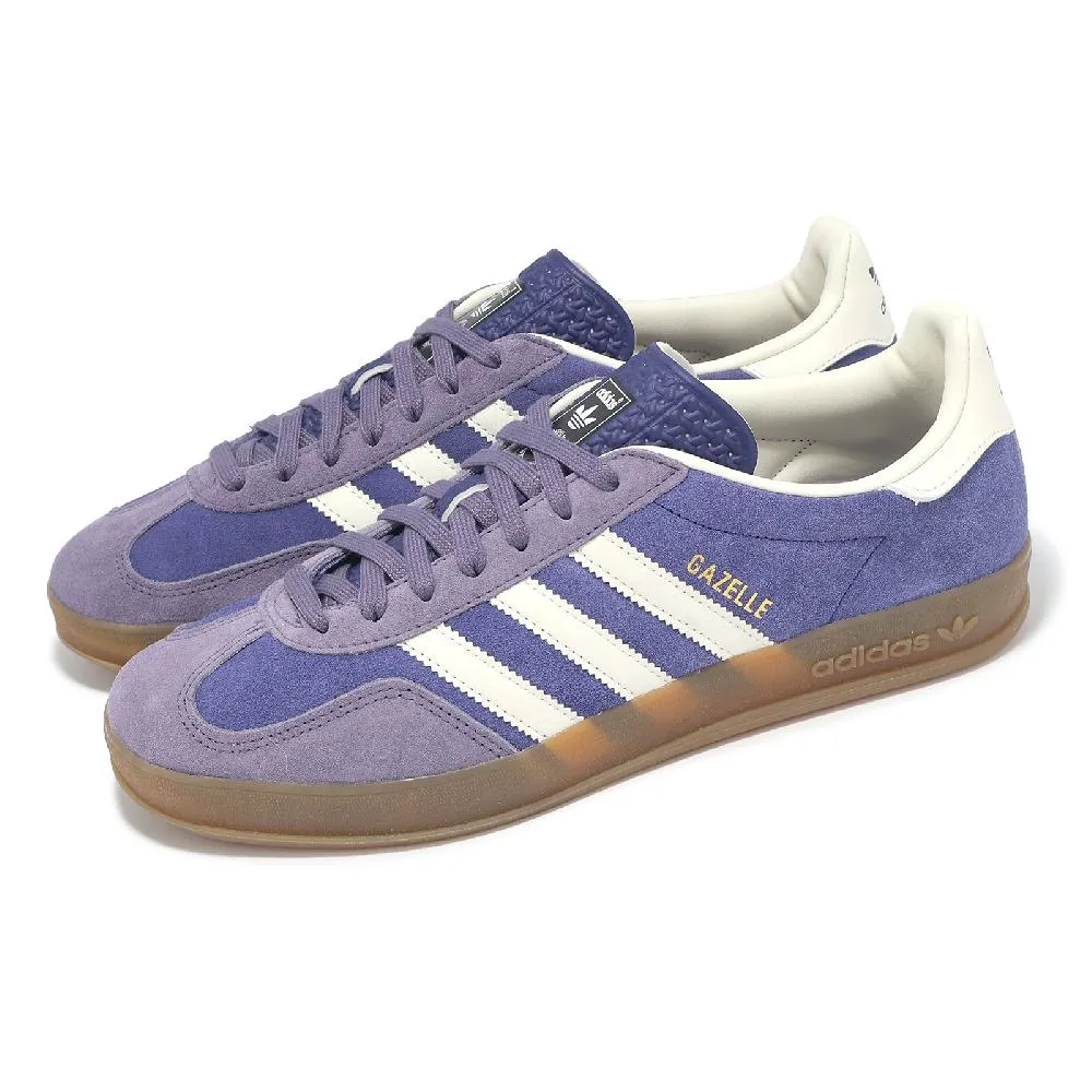 adidas 愛迪達 休閒鞋 Gazelle Indoor 男鞋 女鞋 紫 紅 低筒 三條紋 復古 情侶鞋 IG1640 歷史價格詳細信息