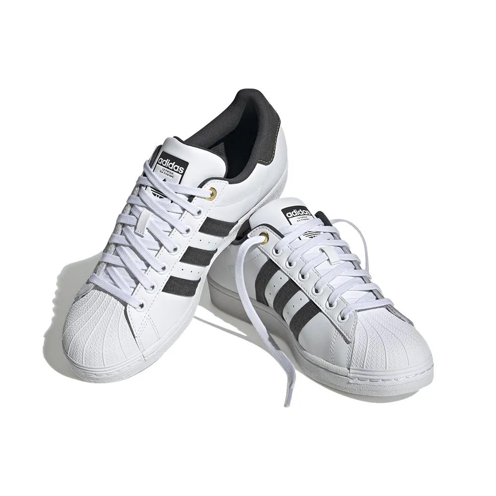 Adidas Superstar ID1718 男 休閒鞋 經典 Originals 皮革 貝殼頭 百搭 愛迪達 黑 歷史價格詳細信息