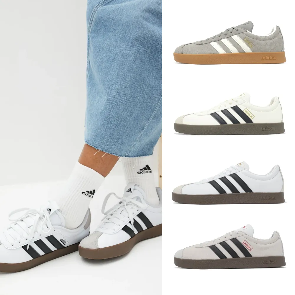 休閒鞋 VL Court Classic 男鞋 女鞋 灰黑 焦糖底 復古 麂皮 情侶鞋 愛迪達 JS3003 歷史價格詳細信息