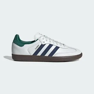 adidas 愛迪達 休閒鞋 Samba OG 綠 灰 白 男鞋 焦糖底 麂皮 德訓鞋 三葉草 ID2054 歷史價格詳細信息