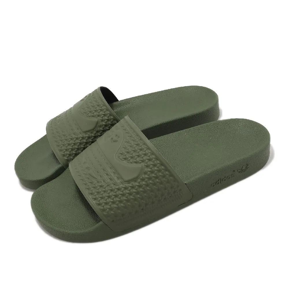 Adidas Shmoofoil Slide 男鞋 女鞋 軍綠色 夏季 泳池 透氣 休閒 運動 拖鞋 IG5255 歷史價格詳細信息