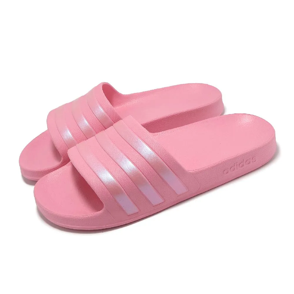 adidas 愛迪達 拖鞋 Adilette Aqua 女鞋 粉 米白 一體式 軟底 止滑 快乾 涼拖鞋 休閒鞋 GZ5877 歷史價格詳細信息