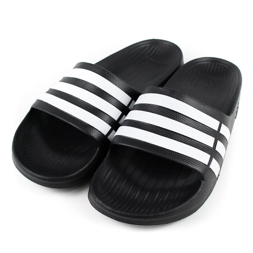 Adidas Duramo Slide [G14309] 男女 運動 涼鞋 拖鞋 休閒 舒適 輕量 藍 白 愛迪達 歷史價格詳細信息