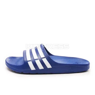 adidas 拖鞋 Duramo Slide 休閒 愛迪達 夏日 情侶穿搭 簡約 套腳 藍 白 男女鞋 G15892 歷史價格詳細信息