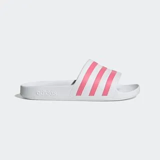 adidas 拖鞋 Adilette Aqua 白 粉紅 女鞋 三線 經典 愛迪達 GZ5237 歷史價格詳細信息
