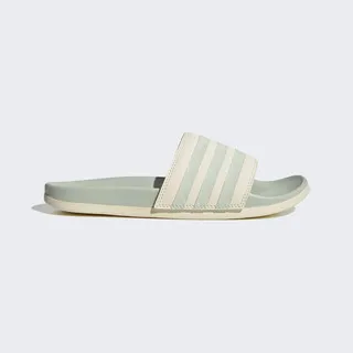 adidas 拖鞋 Adilette Comfort 綠 米白 女鞋 三線 條紋 柔軟 愛迪達 H03620 歷史價格詳細信息