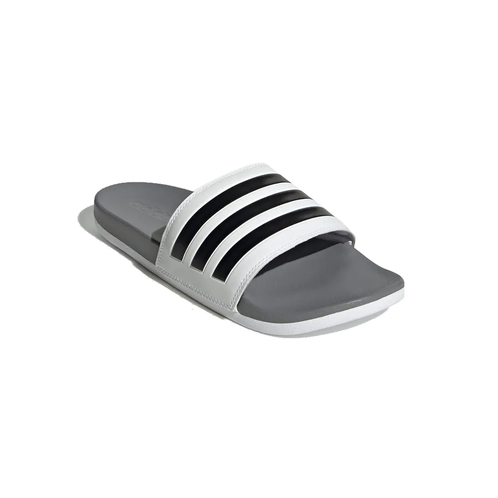 Adidas Adilette Comfort [GZ5895] 男女 涼拖鞋 運動 休閒 雨天 泳池 海灘 舒適 白灰 歷史價格詳細信息