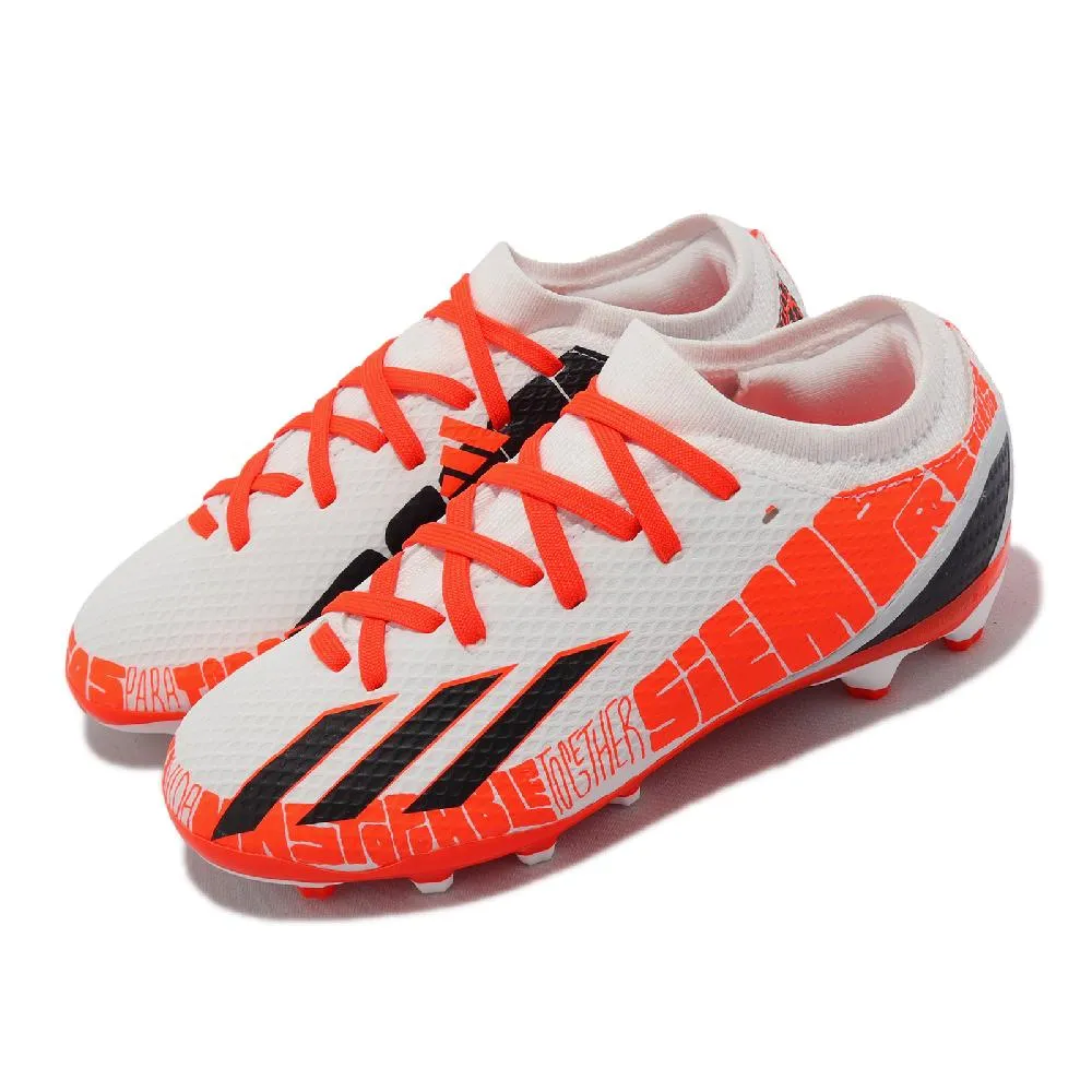 adidas 足球鞋 X Speedportal Messi.3 In J 中大童鞋 室內 白橘黑 梅西 愛迪達 GW8393 歷史價格詳細信息