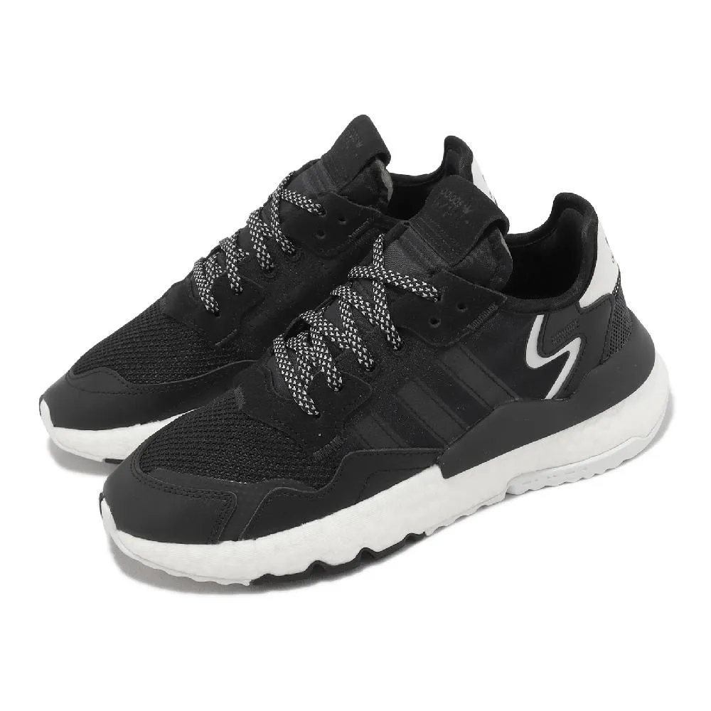 Adidas Nite Jogger 女鞋 黑 經典 運動 休閒鞋 FV4137 歷史價格詳細信息