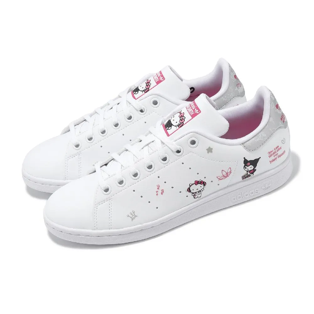 adidas 休閒鞋 Stan Smith J 白 炫彩 小白鞋 女鞋 大童鞋 運動鞋 【ACS】 H05849 歷史價格詳細信息