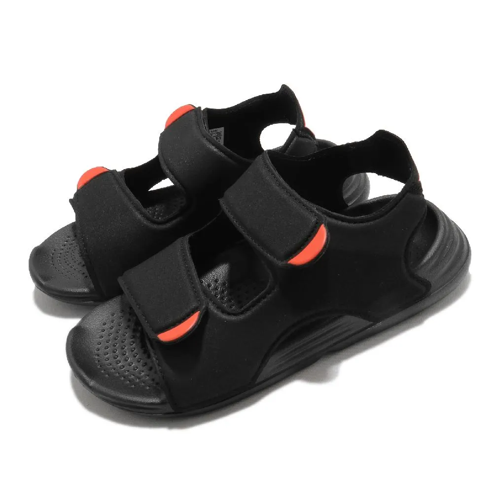 adidas 涼鞋 Swim Sandals C 黑 橘 魔鬼氈 童鞋 小朋友 愛迪達【ACS】 FY8936 歷史價格詳細信息