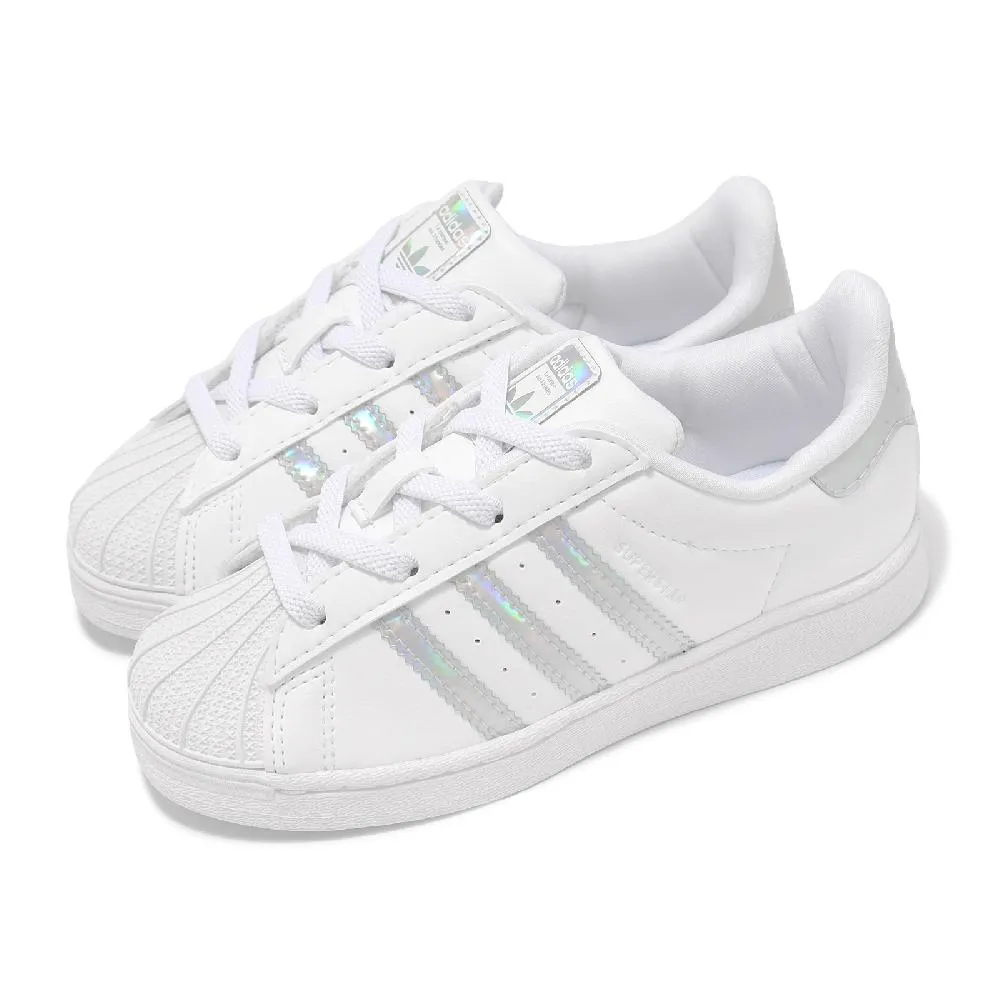 adidas 休閒鞋 Superstar W 白 銀 女鞋 三葉草 愛迪達 運動鞋 【ACS】 FW3915 歷史價格詳細信息