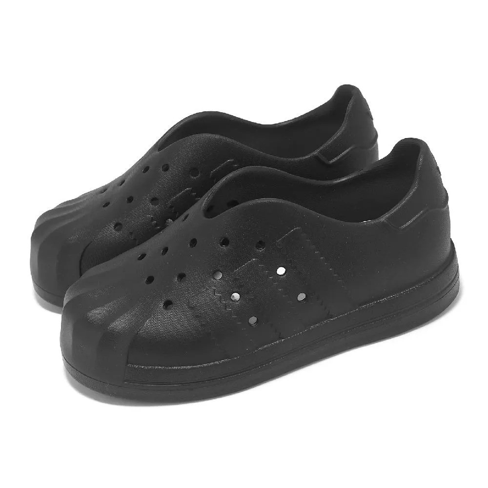 adidas 愛迪達 童鞋 休閒鞋 Superstar 360 C 襪套 三葉草 經典貝殼頭 無鞋帶 黑 白 S32130 歷史價格詳細信息