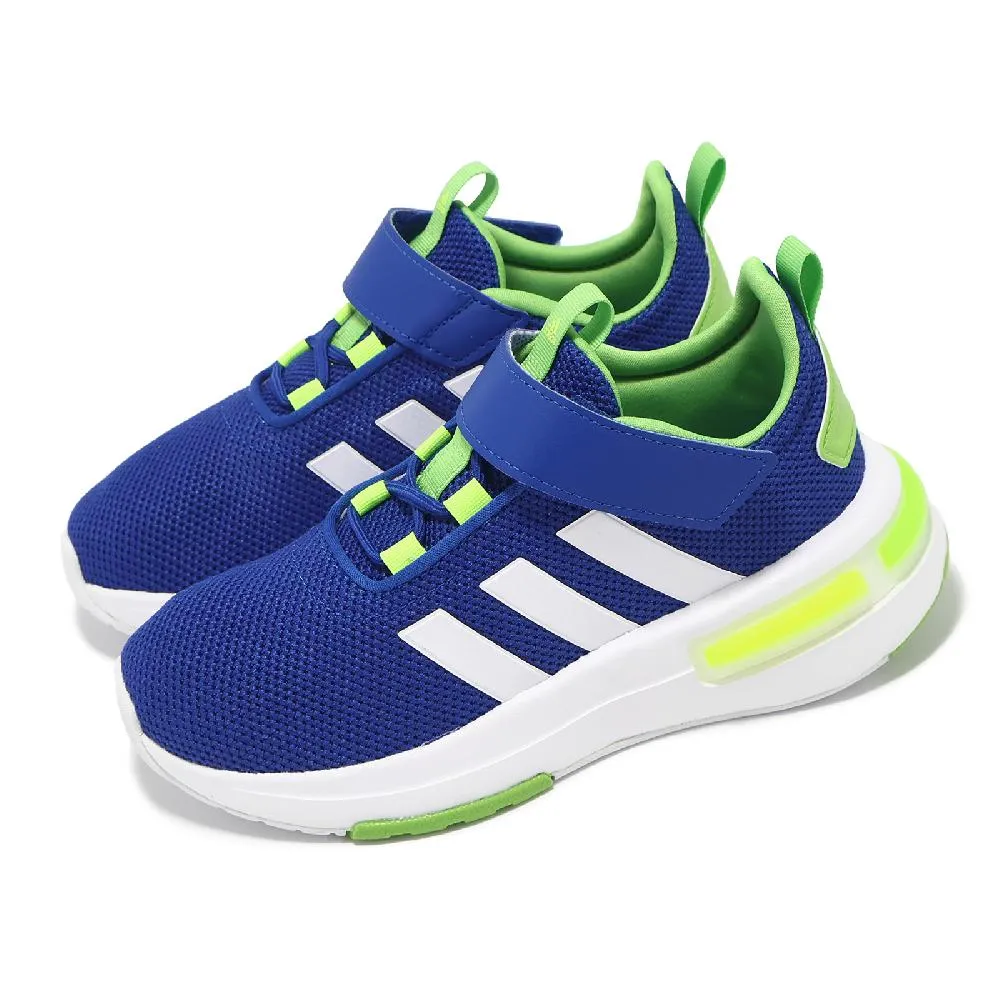 adidas 愛迪達 慢跑鞋 Racer TR23 EL K 中童 藍 黃 魔鬼氈 小朋友 運動鞋 IE6423 歷史價格詳細信息