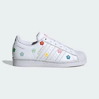 adidas 休閒鞋 Superstar J 白 咖啡 桃紅 愛迪達 三葉草 女鞋 大童鞋 【ACS】 GY3366 歷史價格詳細信息