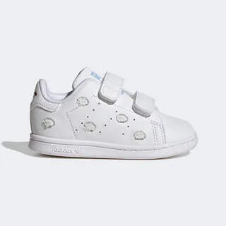 adidas 休閒鞋 Stan Smith CF C 基本款 魔鬼氈 白 綠 童鞋 中童鞋 M20607 【ACS】 歷史價格詳細信息