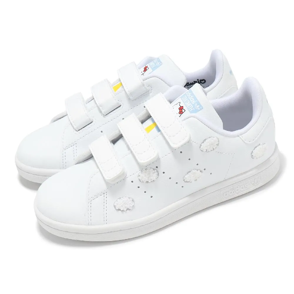 adidas 童鞋 Stan Smith CF C 白 桃紅 魔鬼氈 小朋友 愛迪達 三葉草 【ACS】 FX7540 歷史價格詳細信息