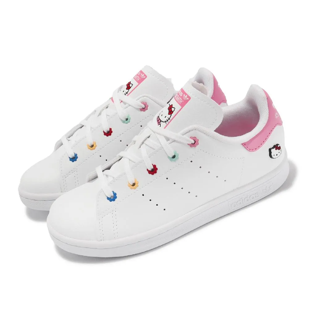 adidas 童鞋 Stan Smith CF C 白 桃紅 魔鬼氈 小朋友 愛迪達 三葉草 【ACS】 FX7540 歷史價格詳細信息