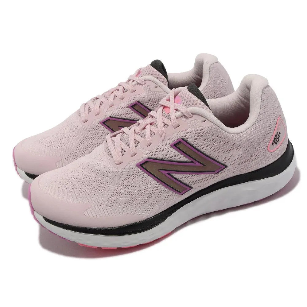 New Balance 慢跑鞋 W680 V7 D 寬楦 女鞋 粉紅 古銅金 緩震 反光 透氣 運動鞋 NB 紐巴倫 W680CP7D 價格比較,價格查詢,歷史價格詳細信息