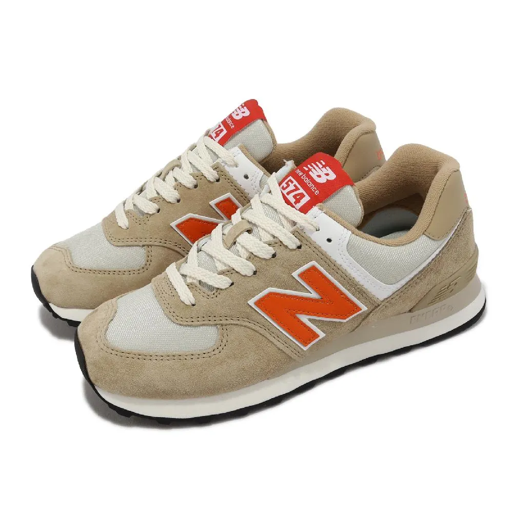 New Balance 男女 米橘 樂高配色 拼接 麂皮 復古 運動 慢跑 休閒鞋​ML574DRU 歷史價格詳細信息