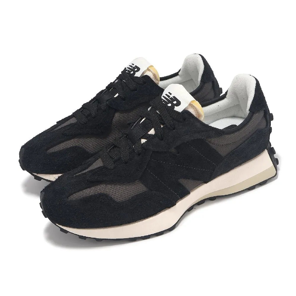 New Balance 327 男鞋 黑 白 N字鞋 復古 紐巴倫 厚底 增高 休閒鞋 【ACS】 MS327BC D 歷史價格詳細信息