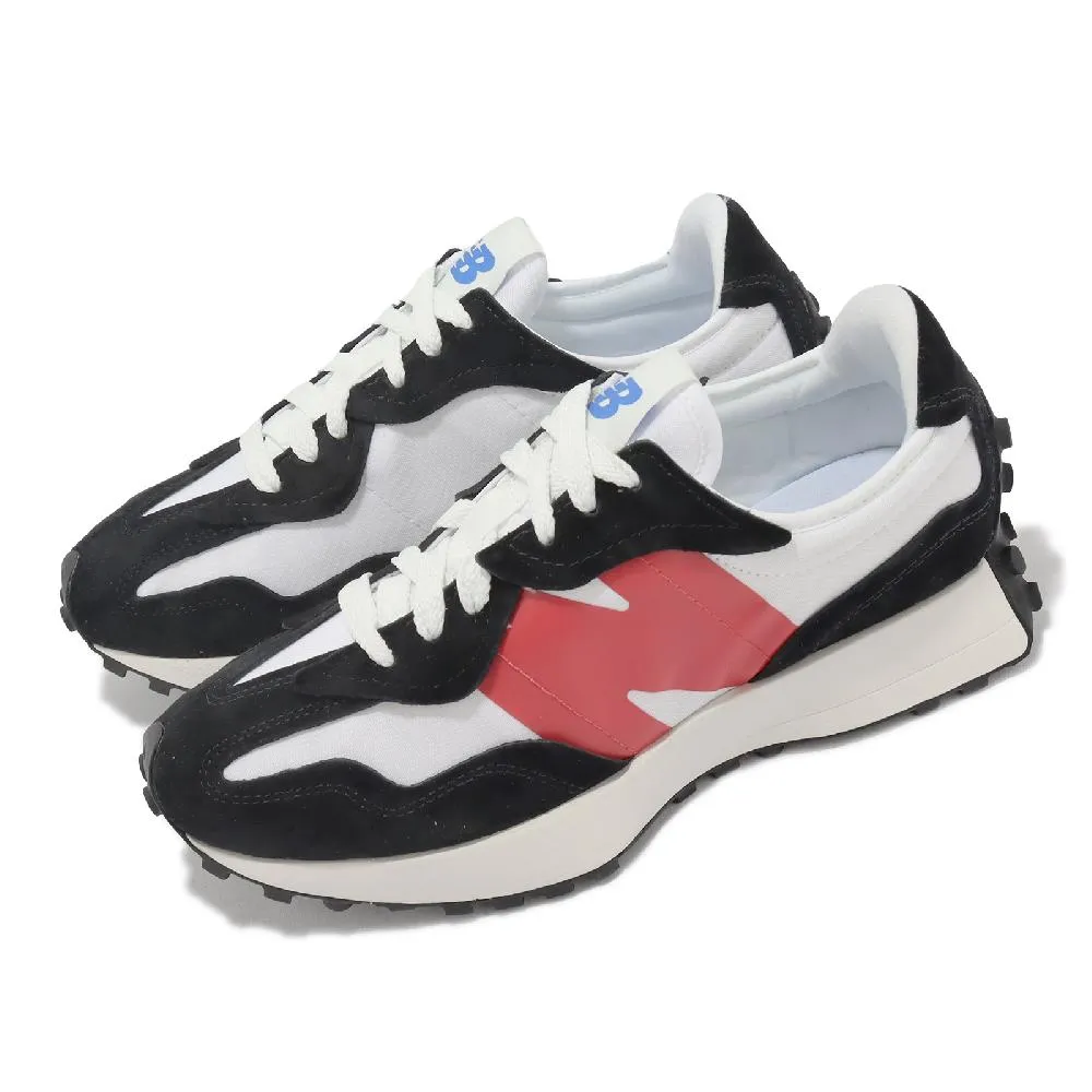 New Balance 327 男鞋 黑 白 N字鞋 復古 紐巴倫 厚底 增高 休閒鞋 【ACS】 MS327BC D 歷史價格詳細信息