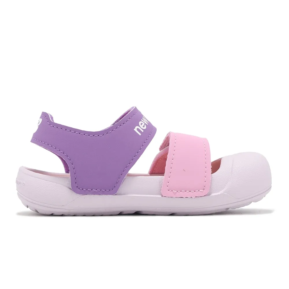 【New Balance】童鞋 包頭涼鞋 中大童 粉色_SYA809A3-M 歷史價格詳細信息