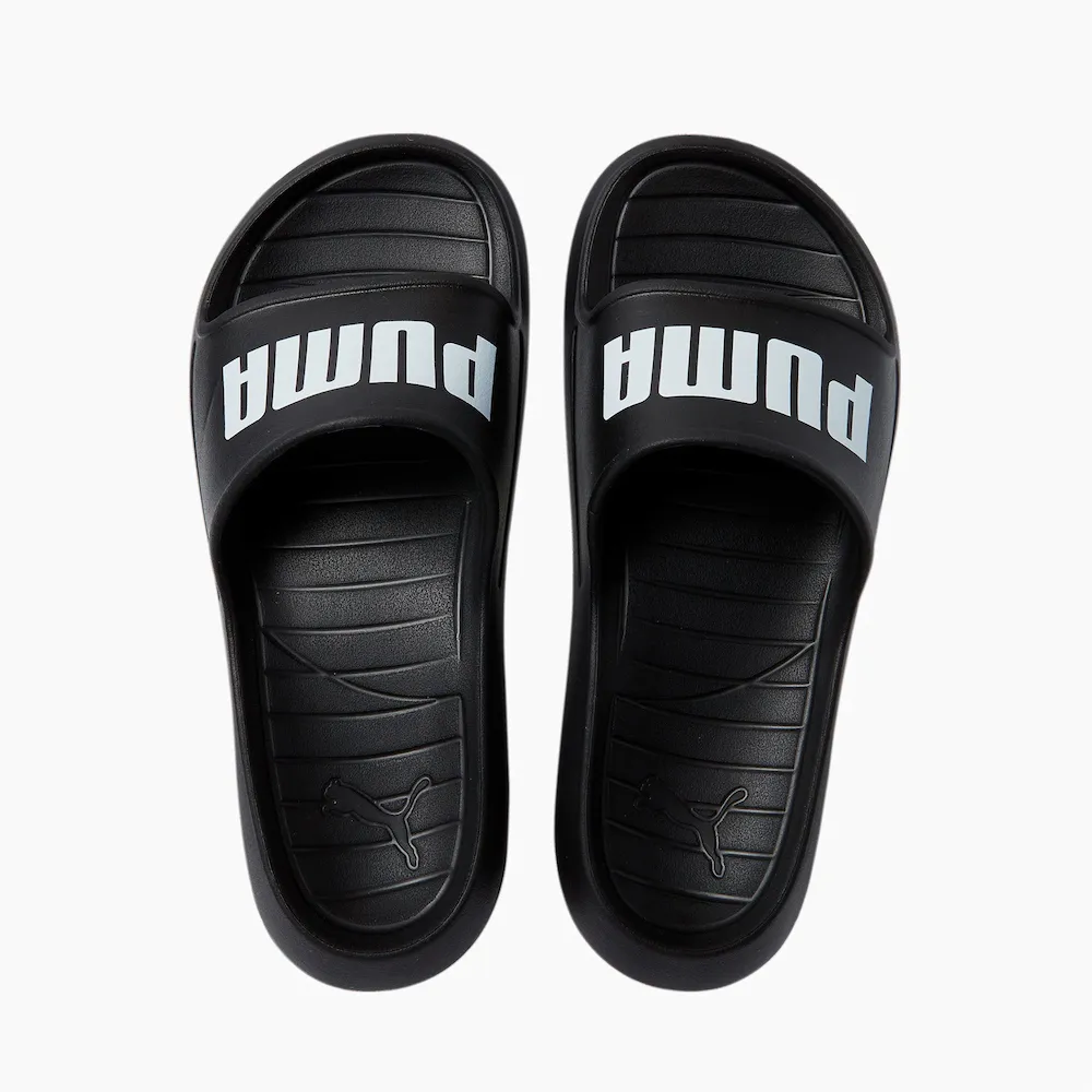 PUMA 男女拖鞋 DIVECAT V2 黑白 舒適 防水 膠鞋 大LOGO - 36940001 / 36940002 歷史價格詳細信息