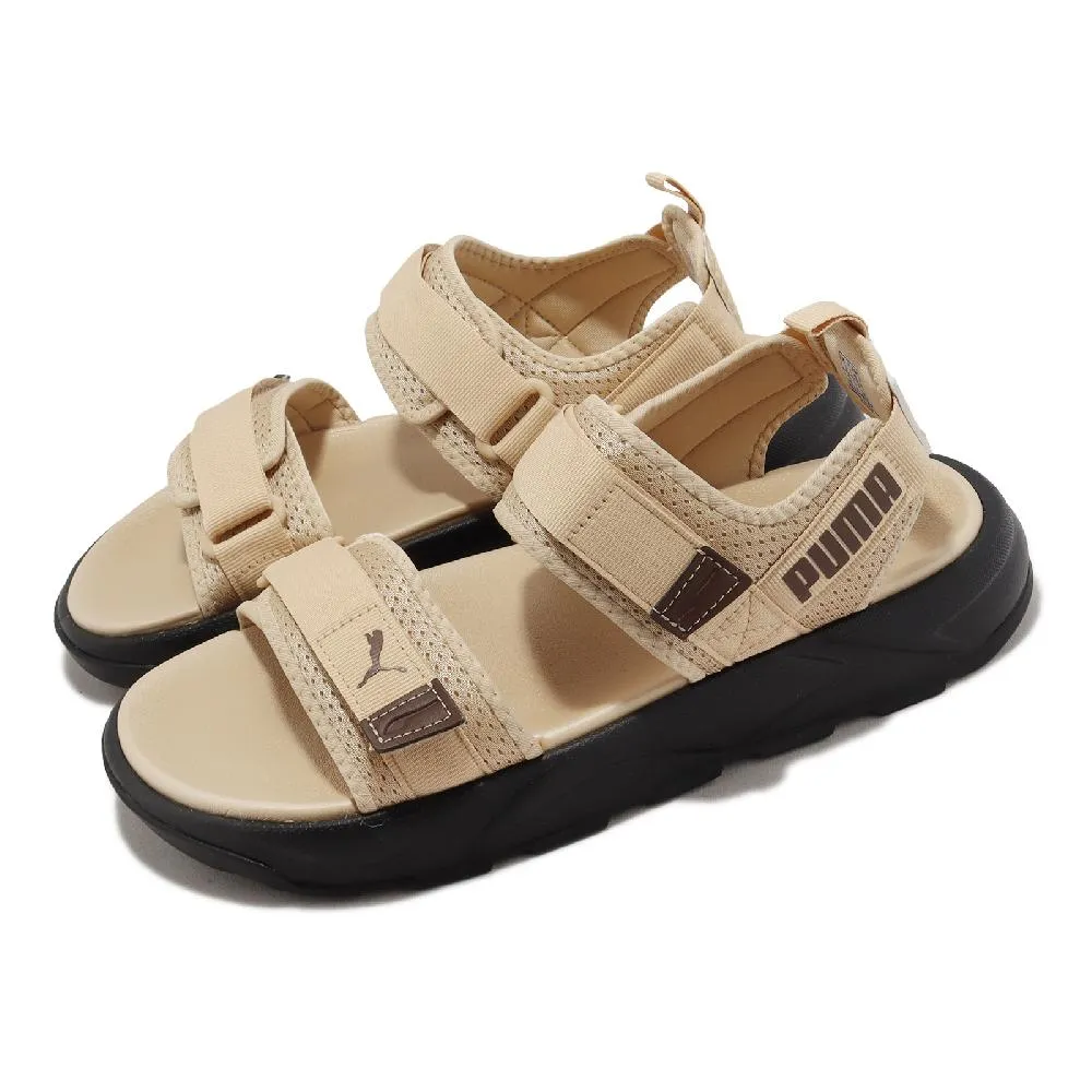 Puma 涼鞋 RS-Sandal 白 黑 男女鞋 涼拖鞋 韓系 魔鬼氈 微厚底【ACS】 374862-01 歷史價格詳細信息