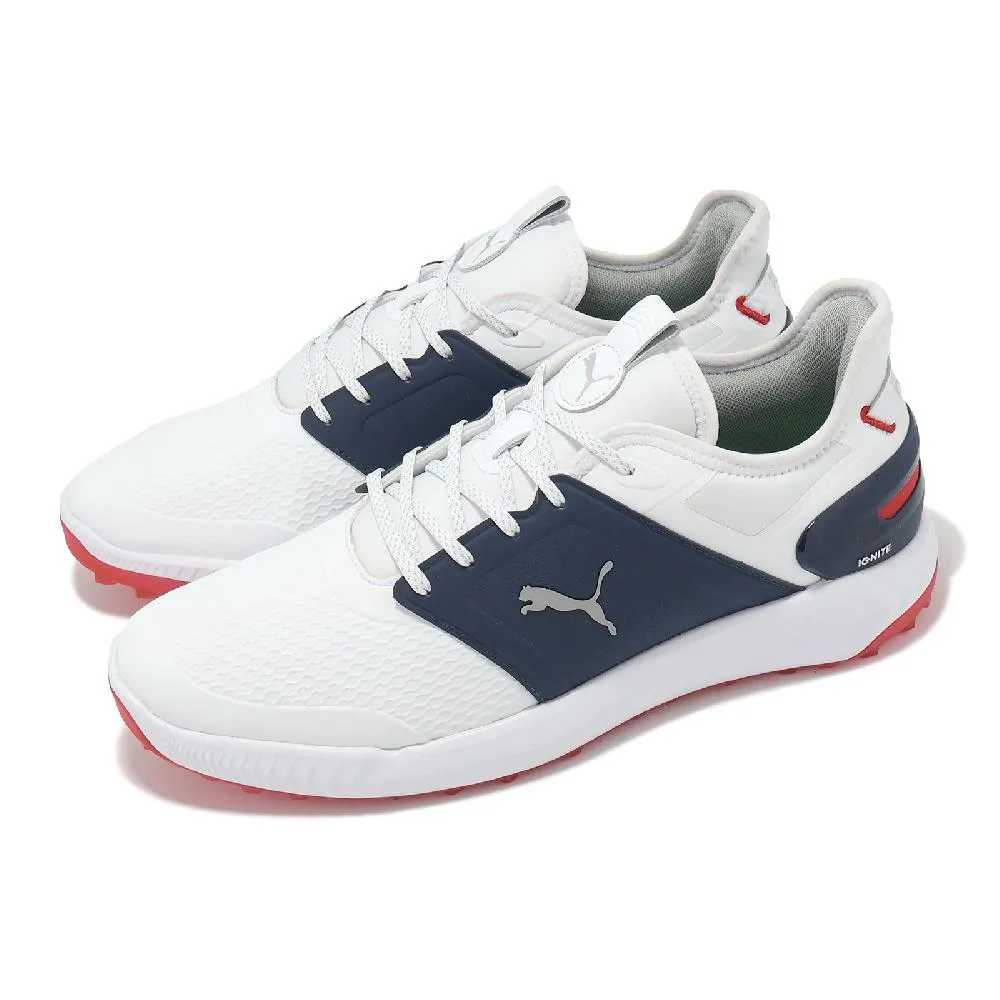 Puma 彪馬 高爾夫球鞋 Ignite Innovate 男鞋 白 黑 銀 防水鞋面 鞋釘 運動鞋 37943102 歷史價格詳細信息