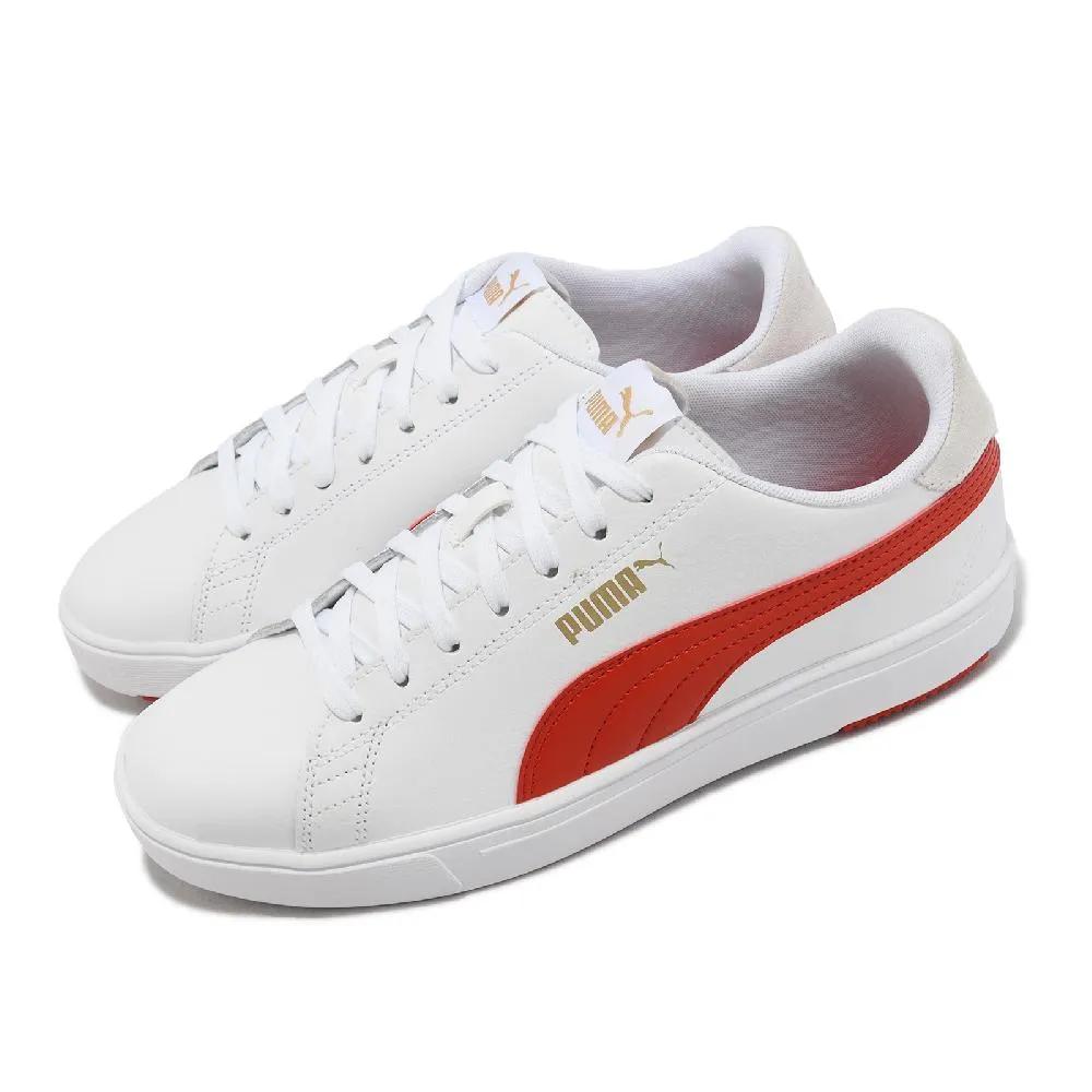 Puma 休閒鞋 Serve Pro Lite 白 紅 金標 男鞋 小白鞋 運動鞋 【ACS】 37490219 歷史價格詳細信息
