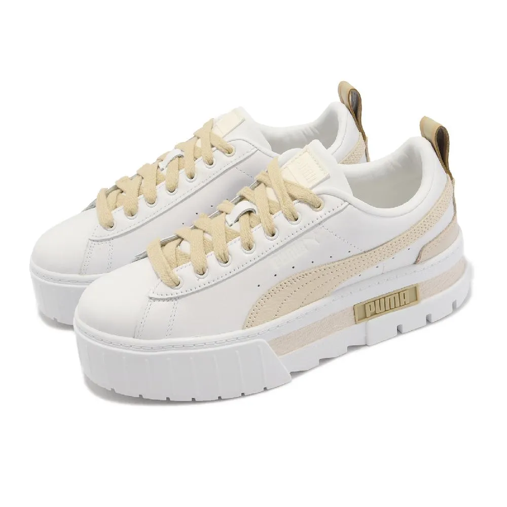 【PUMA】 Mayze Luxe Wns 休閒鞋 女 淺棕-38399505 歷史價格詳細信息