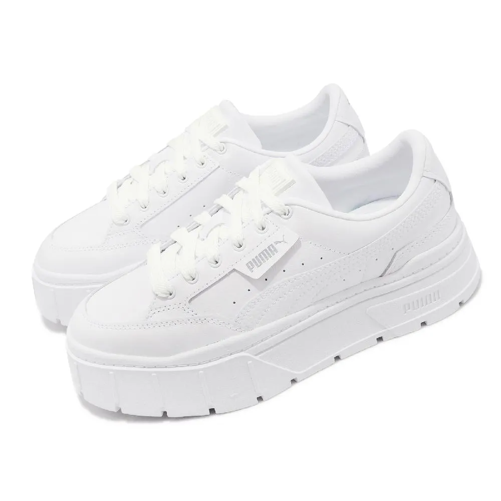 Puma 休閒鞋 Mayze Stack Wns 主打款 白 米白 厚底增高 女鞋 運動鞋【ACS】 38436301 歷史價格詳細信息