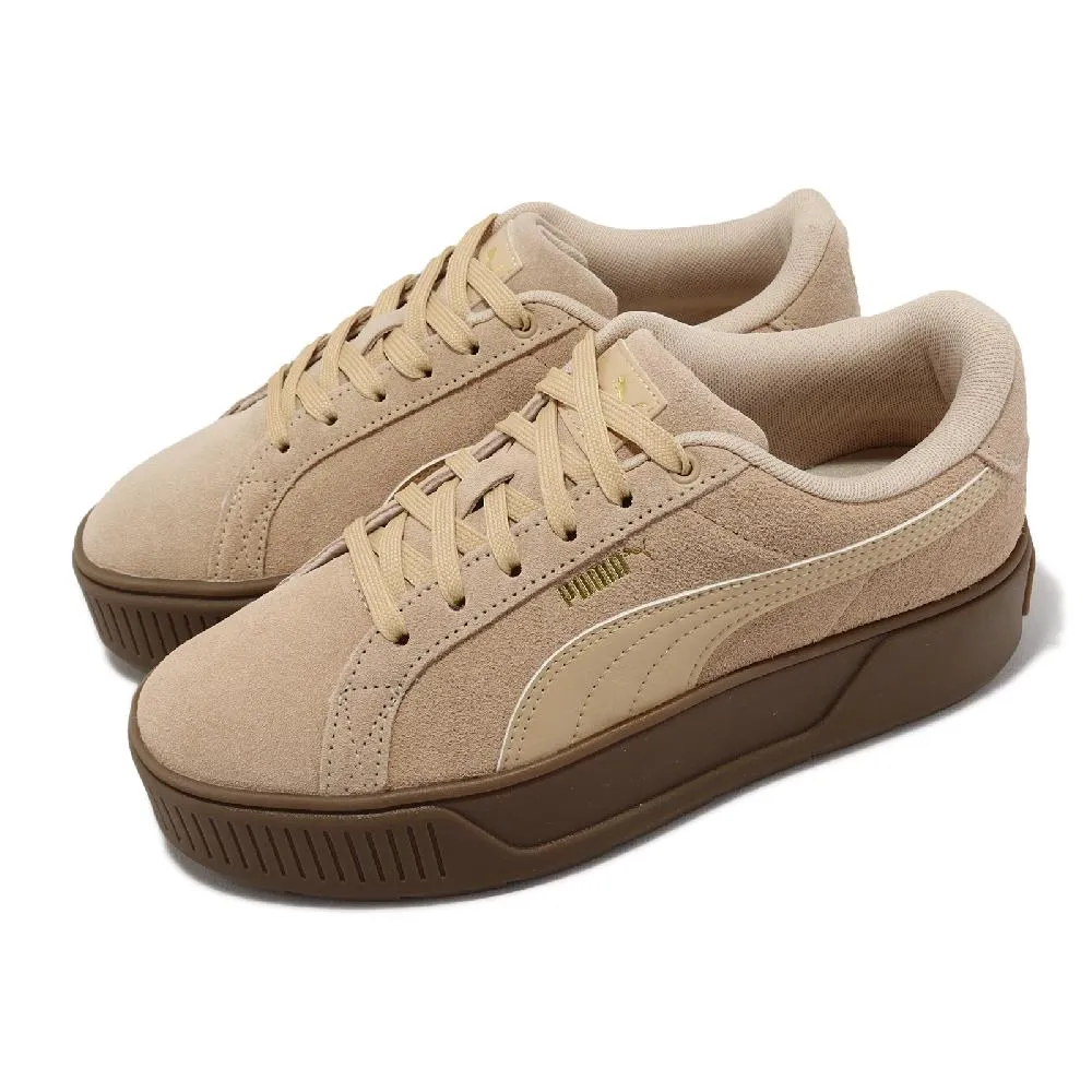 Puma 休閒鞋 Karmen 燕麥色 米白 厚底增高 復古 女鞋 百搭款【ACS】 38461411 歷史價格詳細信息