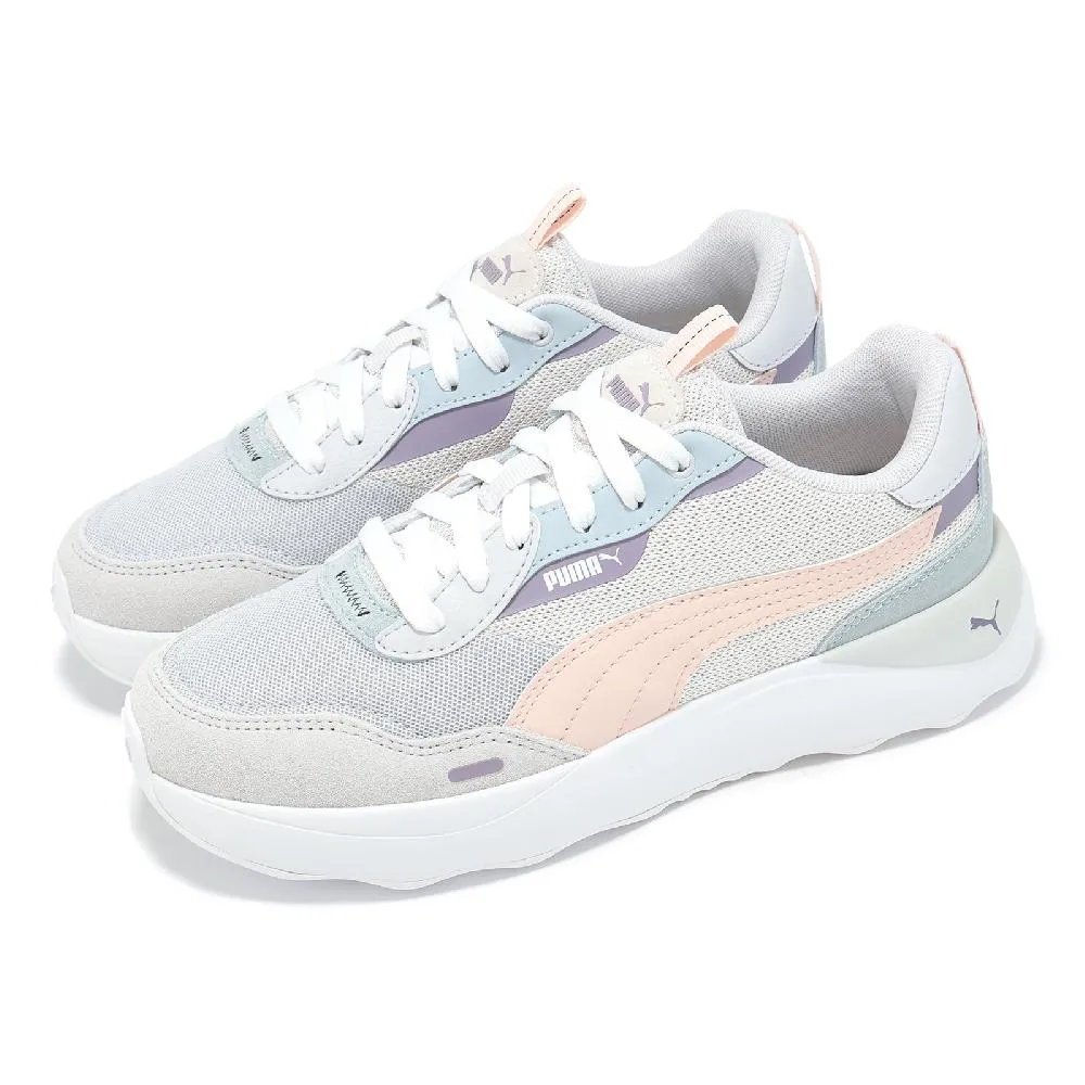 PUMA 休閒鞋 Runtamed Platform 女 黑白紫 39232403 現貨 歷史價格詳細信息