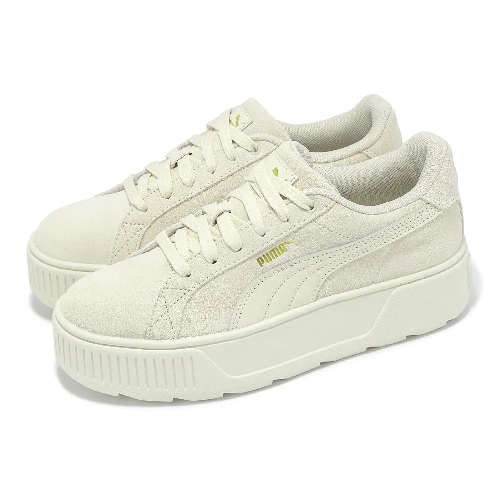 Puma 休閒鞋 Karmen 燕麥色 米白 厚底增高 復古 女鞋 百搭款【ACS】 38461411 歷史價格詳細信息