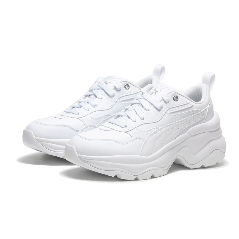 【PUMA】Cilia Wedge PUMA 休閒鞋 女鞋 白色 老爹鞋-39854401 歷史價格詳細信息