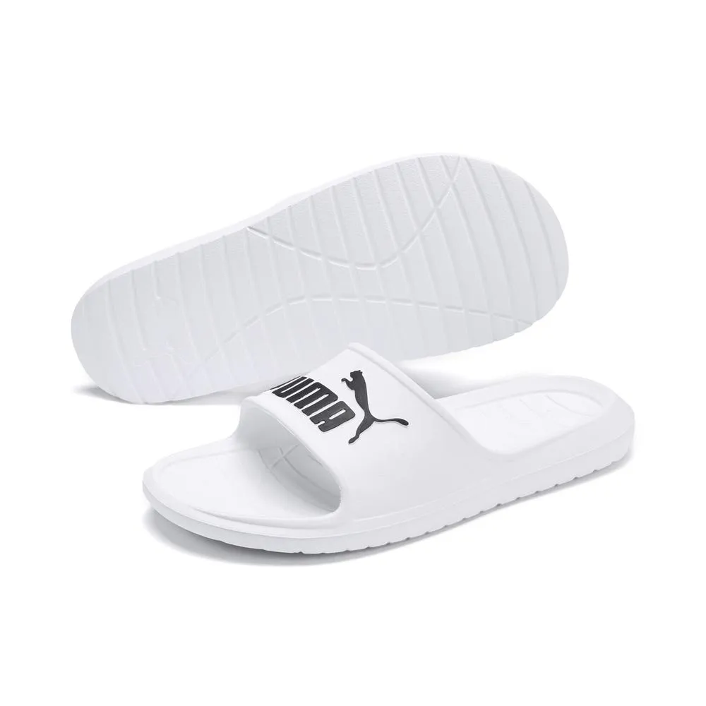 PUMA 男女拖鞋 DIVECAT V2 黑白 舒適 防水 膠鞋 大LOGO - 36940001 / 36940002 歷史價格詳細信息