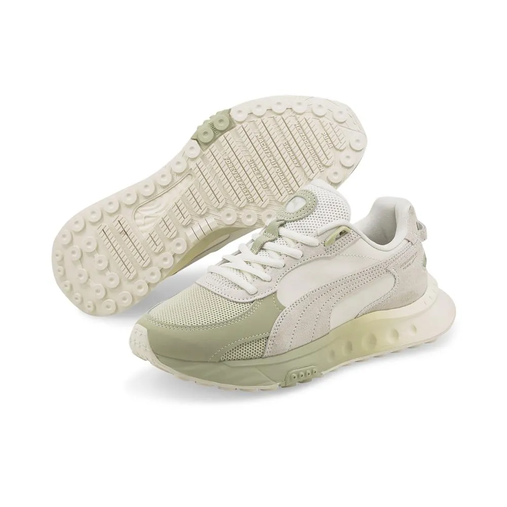 Puma 休閒鞋 Wild Rider Soft Wns 灰 白 粉紅 復古 增高 女鞋 【ACS】 38486601 歷史價格詳細信息