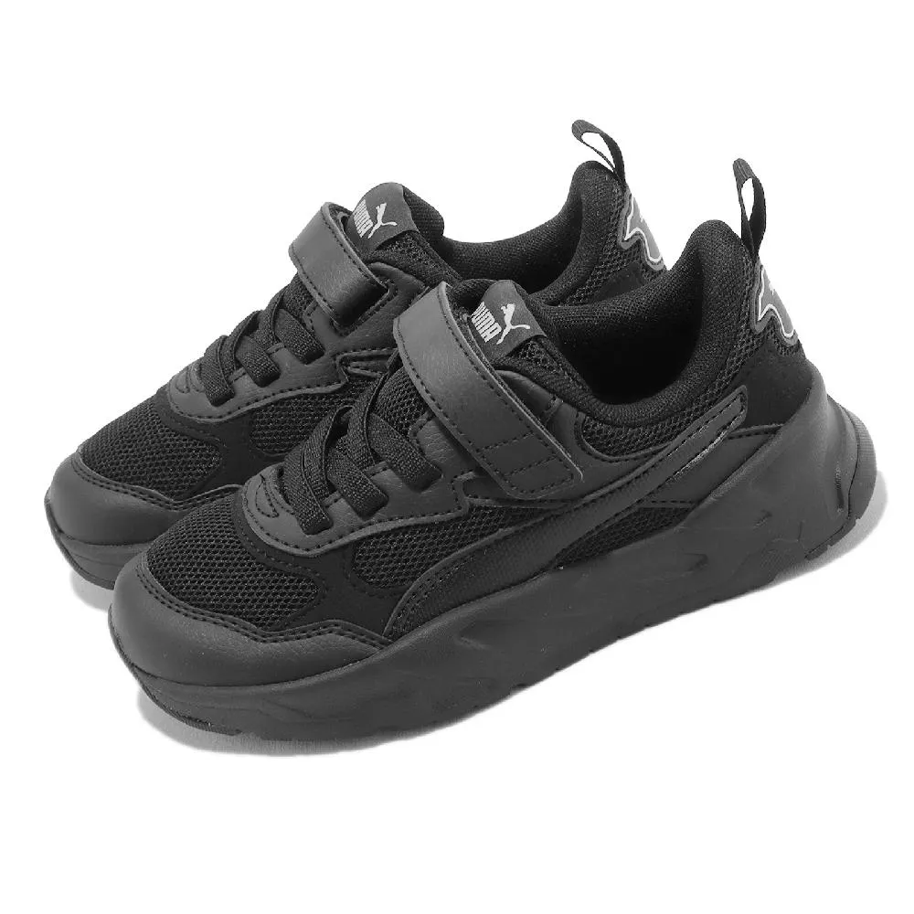 【PUMA】運動鞋 童鞋 兒童 中童 魔鬼氈 R78 V PS 黑粉 37361720 歷史價格詳細信息