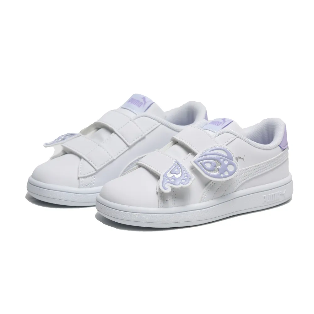 Puma 童鞋 Smash v2 L V Inf 白 粉紅 魔鬼氈 小童鞋 休閒鞋 【ACS】 36517428 歷史價格詳細信息