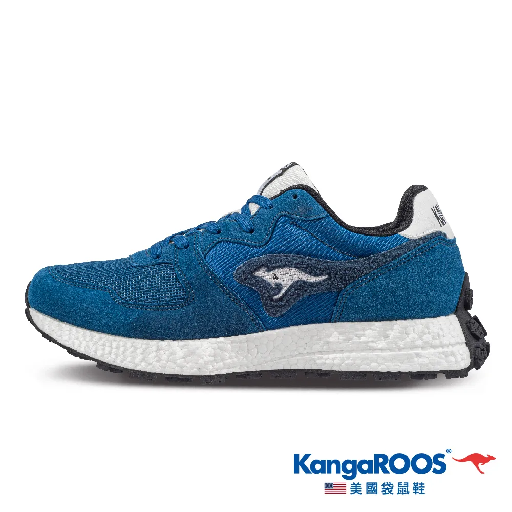 【KangaROOS 美國袋鼠鞋】男 AUSSIE EVO 科技機能 復古運動鞋 慢跑鞋(藍-KM21216) 價格比較,價格查詢,歷史價格詳細信息