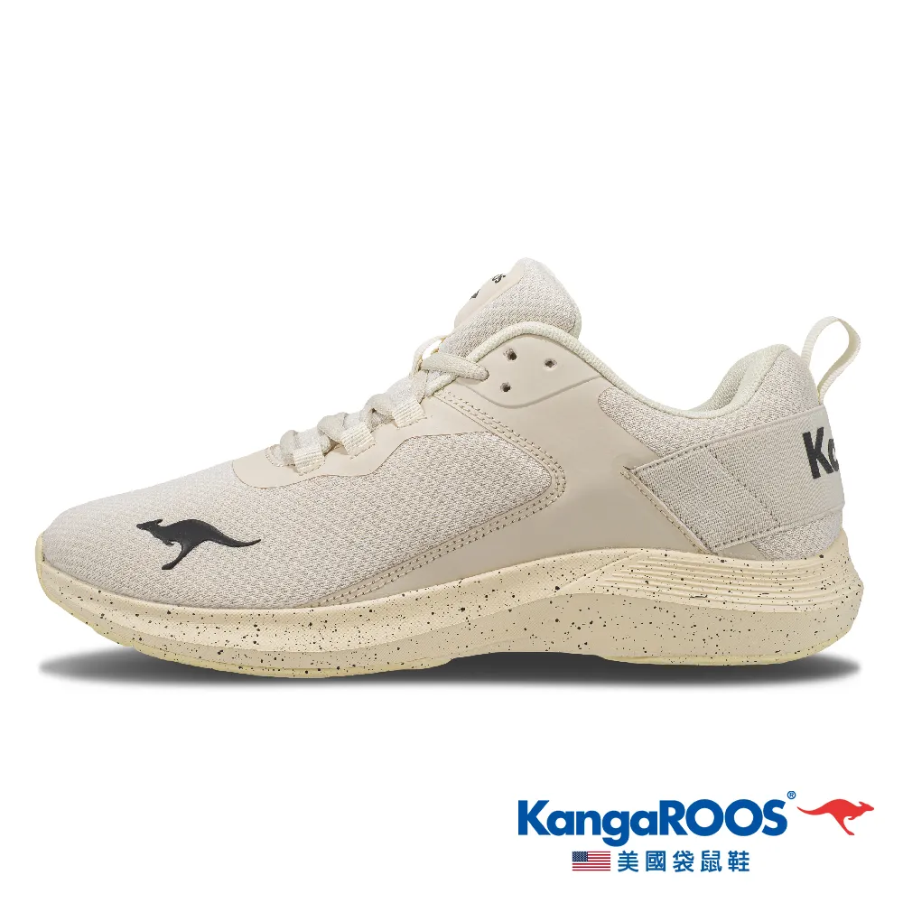 【KangaROOS 美國袋鼠鞋】男 FLOAT 透氣吸濕 超輕量 運動慢跑鞋 (燕麥白-KM21068) 價格比較,價格查詢,歷史價格詳細信息